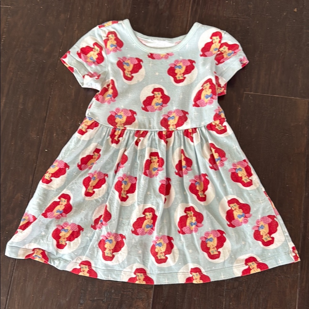Disney Princess Ariel Kids Dress - Blue and Red